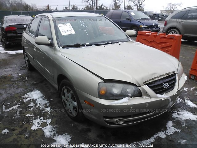 KMHDN46D15U053080 - 2005 HYUNDAI ELANTRA GLS/GT TAN photo 1