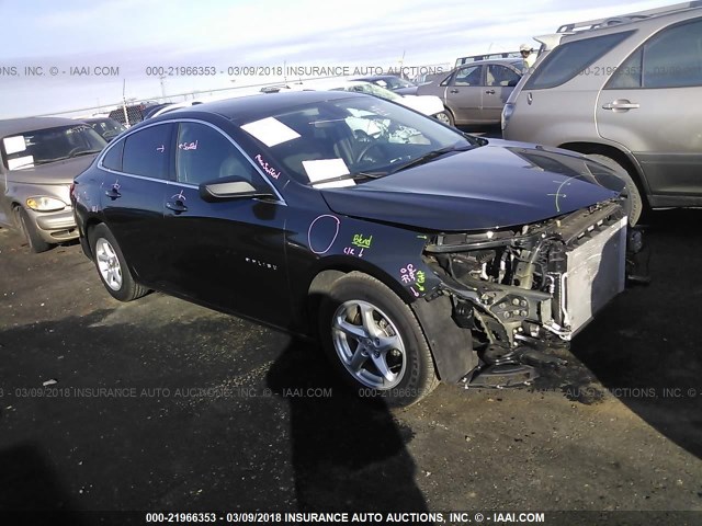 1G1ZB5STXHF240065 - 2017 CHEVROLET MALIBU LS 灰色 照片 1