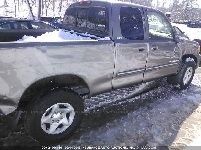 5TBBT44133S347312 - 2003 TOYOTA TUNDRA ACCESS CAB SR5 GRAY photo 6