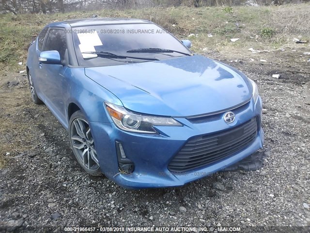 JTKJF5C76F3091705 - 2015 TOYOTA SCION TC 蓝色 照片 1