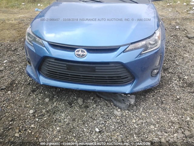 JTKJF5C76F3091705 - 2015 TOYOTA SCION TC 蓝色 照片 6