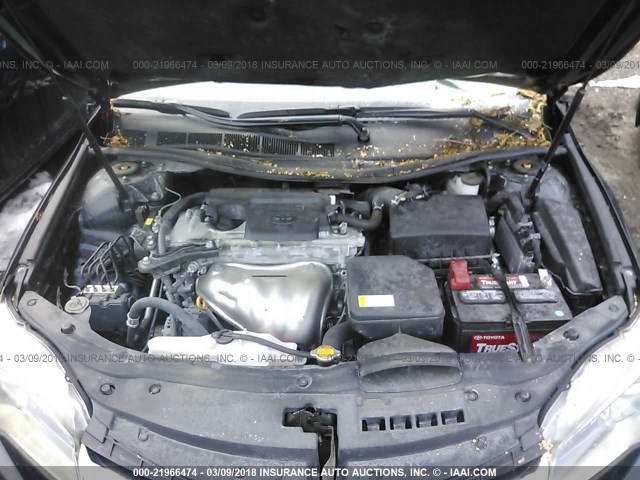 4T1BF1FK1FU095137 - 2015 TOYOTA CAMRY LE/XLE/SE/XSE Dark Blue photo 10