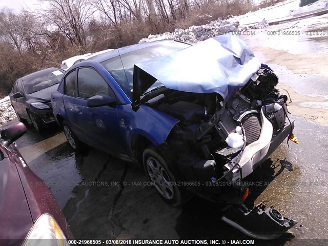 1G8AN12F14Z197950 - 2004 SATURN ION LEVEL 2 BLUE photo 1