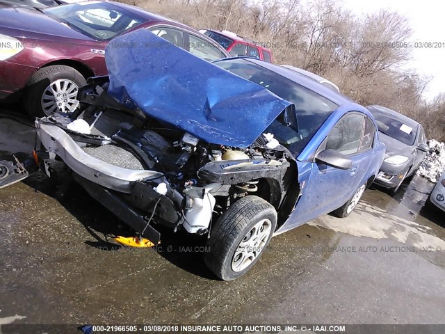 1G8AN12F14Z197950 - 2004 SATURN ION LEVEL 2 BLUE photo 2