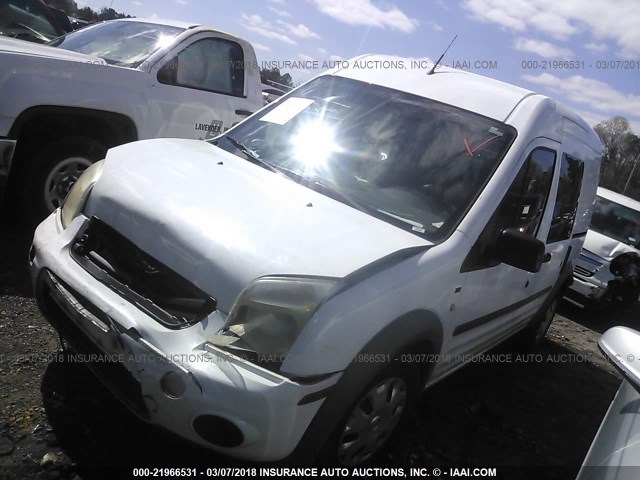 NM0LS6BN1CT117220 - 2012 FORD TRANSIT CONNECT XLT WHITE photo 2