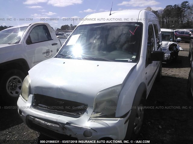 NM0LS6BN1CT117220 - 2012 FORD TRANSIT CONNECT XLT WHITE photo 6