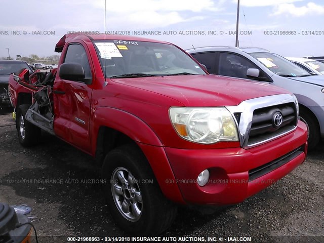 3TMJU62N37M035238 - 2007 TOYOTA TACOMA DOUBLE CAB PRERUNNER RED photo 1