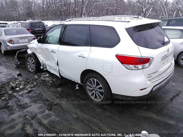 5N1AR2MM3EC698642 - 2014 NISSAN PATHFINDER S/SV/SL/PLATINUM 白色 照片 3