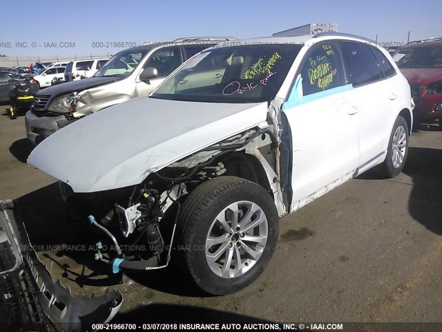 WA1LFAFP3EA047489 - 2014 AUDI Q5 PREMIUM PLUS WHITE photo 2