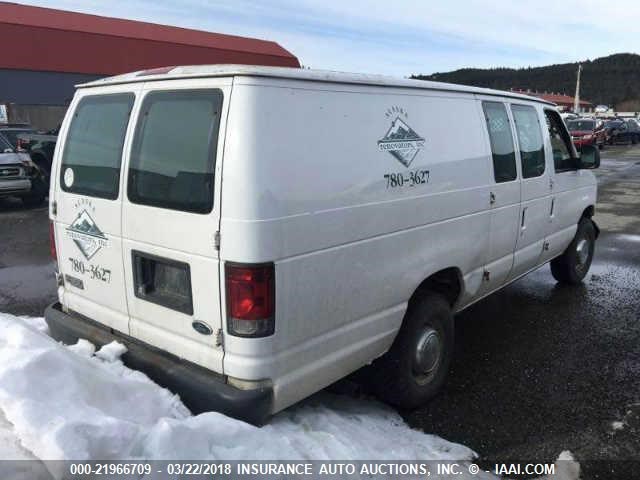 1FTSS34L34HB53908 - 2004 FORD ECONOLINE E350 SUPER DUTY VAN WHITE photo 4