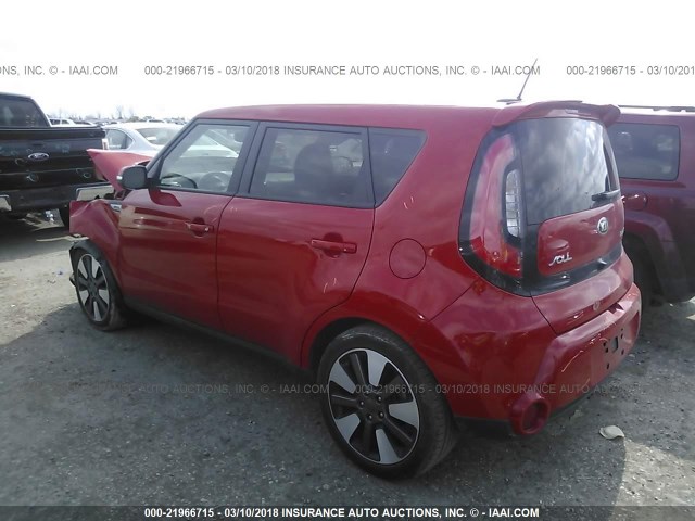 KNDJX3A54F7792259 - 2015 KIA SOUL ! RED photo 3