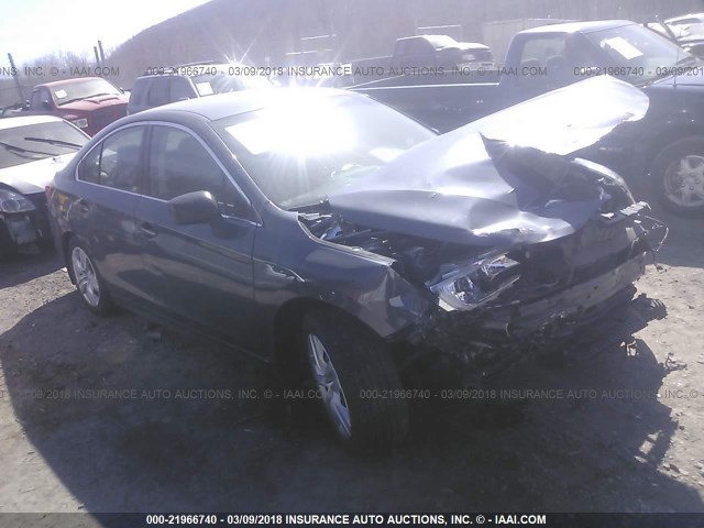 4S3BNAA62F3034015 - 2015 SUBARU LEGACY 2.5I GRAY photo 1