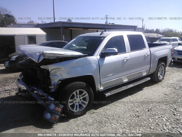 3GCPCREC5FG260833 - 2015 CHEVROLET SILVERADO C1500 LT SILVER photo 2