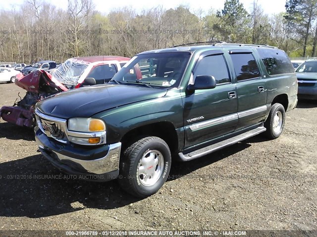 1GKEC16Z82J314067 - 2002 GMC YUKON XL C1500 GREEN photo 2