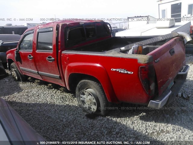 1GTDT13E178136140 - 2007 GMC CANYON RED photo 3