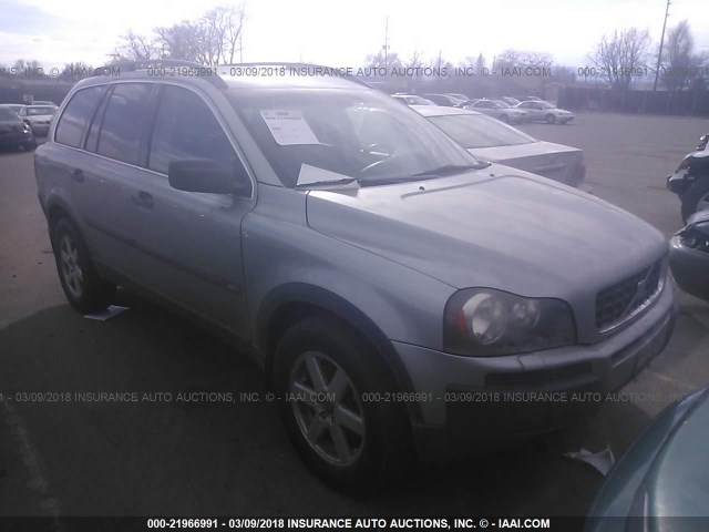 YV1CM59H041032142 - 2004 VOLVO XC90 SILVER photo 1