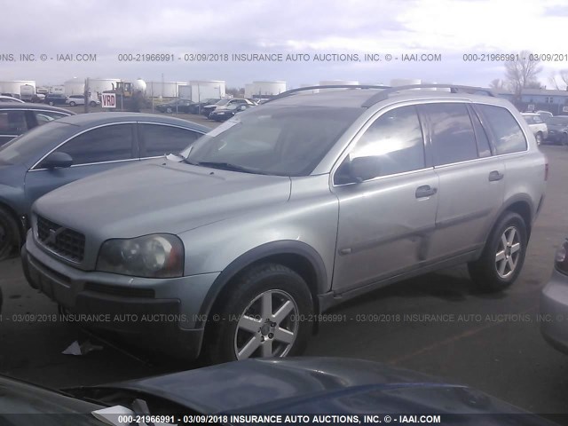 YV1CM59H041032142 - 2004 VOLVO XC90 SILVER photo 2