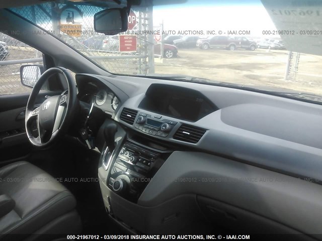 5FNRL5H61BB015423 - 2011 HONDA ODYSSEY EXL ნაცრისფერი ფოტო 5