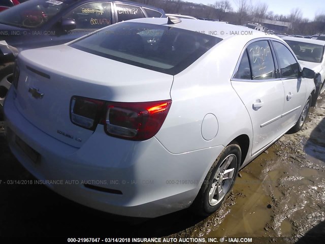 1G11A5SL2FF322398 - 2015 CHEVROLET MALIBU LS 白色 照片 4
