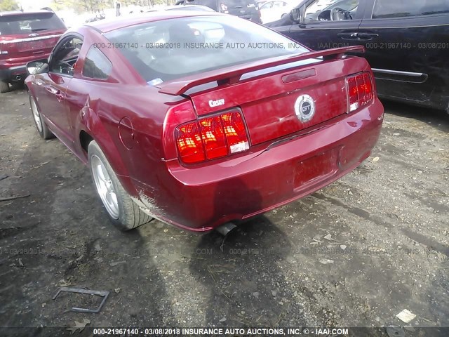 1ZVHT82H985107118 - 2008 FORD MUSTANG GT RED photo 6