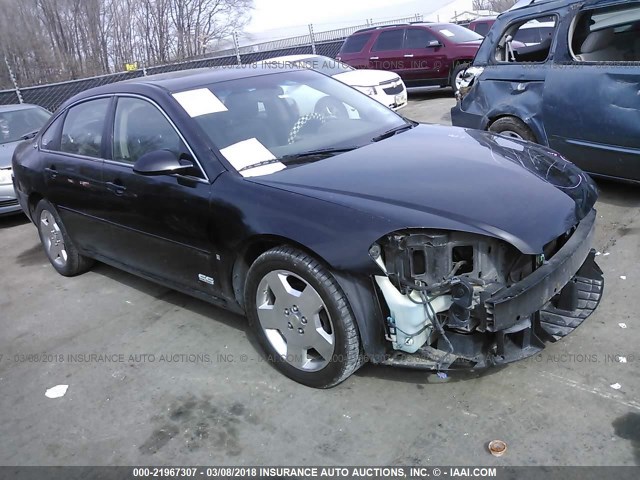 2G1WD58C779188924 - 2007 CHEVROLET IMPALA SUPER SPORT BLACK photo 1