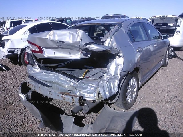 4A32B2FF1AE008765 - 2010 MITSUBISHI GALANT FE SILVER photo 6