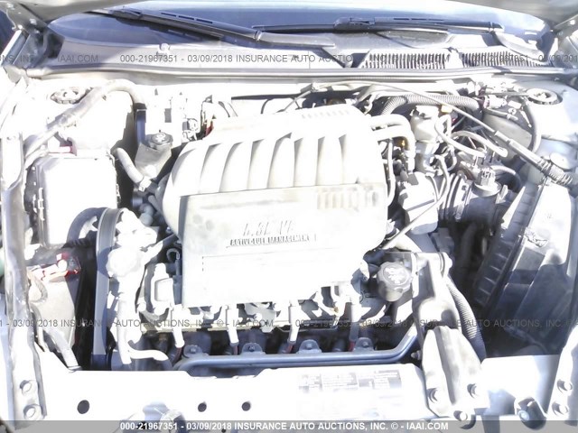 2G1WD58C679257182 - 2007 CHEVROLET IMPALA SUPER SPORT SILVER photo 10