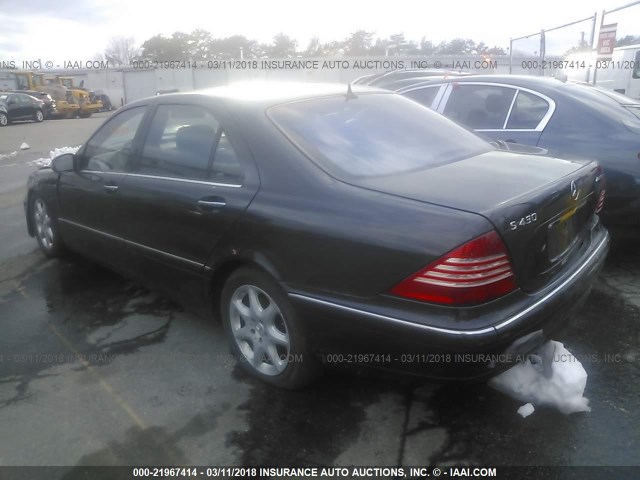 WDBNG83J94A412081 - 2004 MERCEDES-BENZ S 430 4MATIC GRAY photo 3