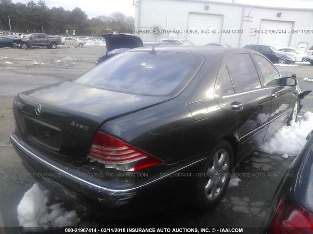 WDBNG83J94A412081 - 2004 MERCEDES-BENZ S 430 4MATIC GRAY photo 4