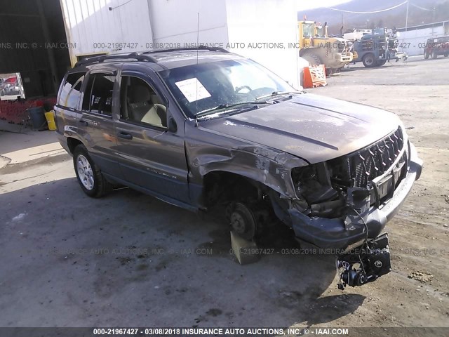 1J4GW48S91C677262 - 2001 JEEP GRAND CHEROKEE LAREDO TAN photo 1