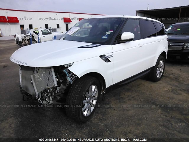 SALWR2VF8FA537669 - 2015 LAND ROVER RANGE ROVER SPORT SC WHITE photo 2