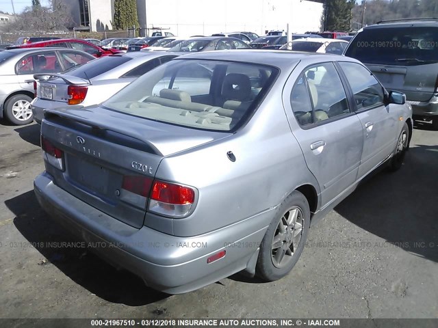 JNKCP11A8YT350619 - 2000 INFINITI G20 SILVER photo 4