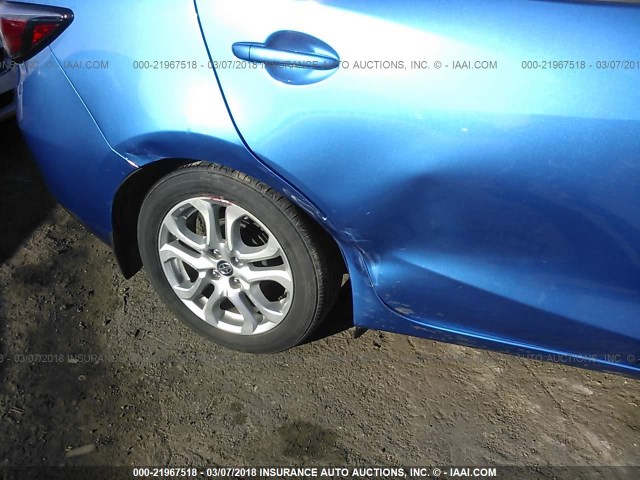 3MYDLBZV9GY124370 - 2016 TOYOTA SCION IA BLUE photo 6