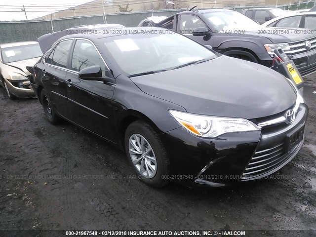 4T1BF1FK9GU158437 - 2016 TOYOTA CAMRY LE/XLE/SE/XSE BLACK photo 1