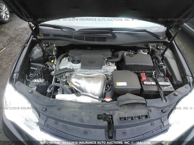 4T1BF1FK9GU158437 - 2016 TOYOTA CAMRY LE/XLE/SE/XSE BLACK photo 10