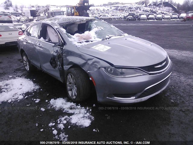 1C3CCCAB5FN558951 - 2015 CHRYSLER 200 LIMITED SILVER photo 1