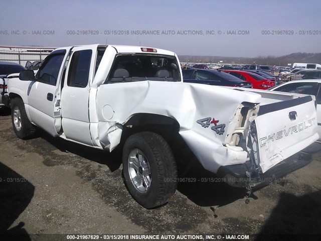 1GCEK19B77Z106865 - 2007 CHEVROLET SILVERADO K1500 CLASSIC WHITE photo 3