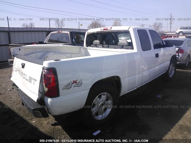 1GCEK19B77Z106865 - 2007 CHEVROLET SILVERADO K1500 CLASSIC WHITE photo 4