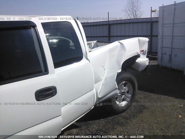 1GCEK19B77Z106865 - 2007 CHEVROLET SILVERADO K1500 CLASSIC WHITE photo 6