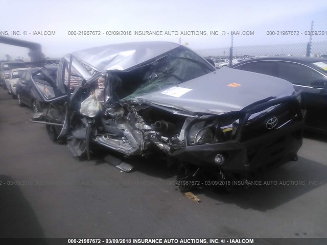 3TMLU4EN2BM079006 - 2011 TOYOTA TACOMA DOUBLE CAB ვერცხლისფერი ფოტო 1