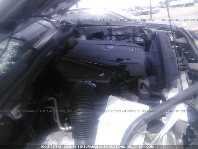 3TMLU4EN2BM079006 - 2011 TOYOTA TACOMA DOUBLE CAB ვერცხლისფერი ფოტო 10