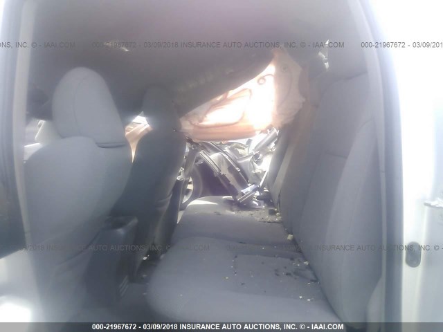 3TMLU4EN2BM079006 - 2011 TOYOTA TACOMA DOUBLE CAB ვერცხლისფერი ფოტო 8