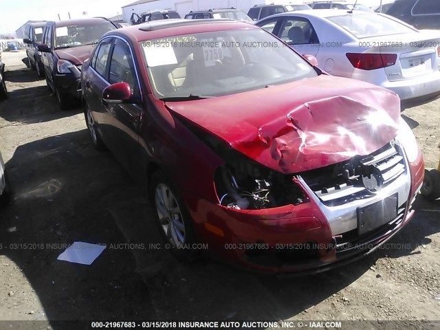 3VWRM71K48M030791 - 2008 VOLKSWAGEN JETTA SE/SEL RED photo 1