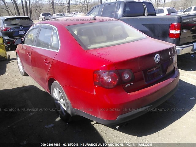 3VWRM71K48M030791 - 2008 VOLKSWAGEN JETTA SE/SEL RED photo 3