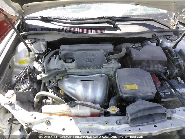 4T1BF1FK5CU060886 - 2012 TOYOTA CAMRY SE/LE/XLE Серебристый фото 10