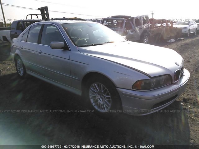 WBADT63411CF02221 - 2001 BMW 530 I AUTOMATIC SILVER photo 1