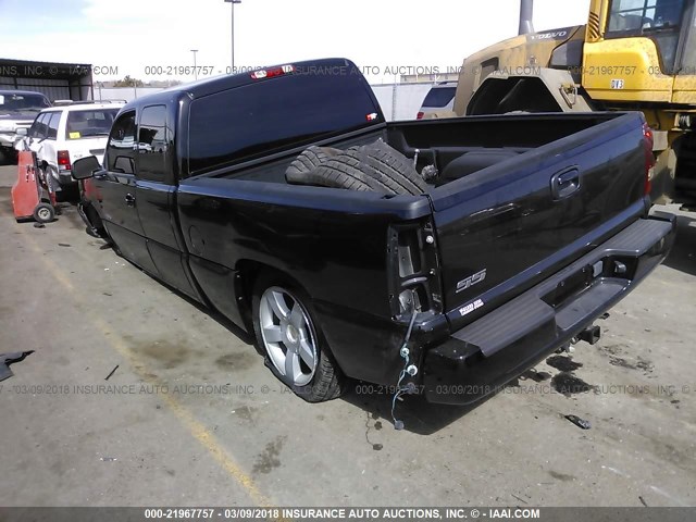 2GCEK19N831349887 - 2003 CHEVROLET SILVERADO K1500 BLACK photo 3