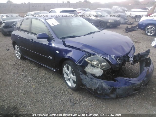 JM1BK144561500101 - 2006 MAZDA 3 HATCHBACK PURPLE photo 1