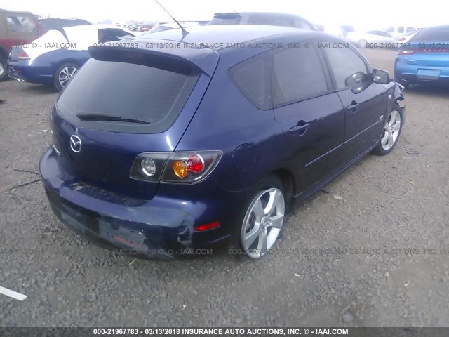 JM1BK144561500101 - 2006 MAZDA 3 HATCHBACK PURPLE photo 4