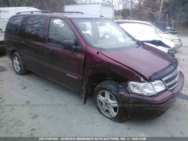 1GNDV13E23D202939 - 2003 CHEVROLET VENTURE LUXURY RED photo 1
